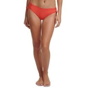 MSRP $58 Dkny Side-Tie Bikini Bottoms Swimsuit Size Small